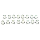 Set of 16 Pcs 8mm Iron Spacers for Roller Skate Wheels Center Bearing Bushing