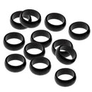 Set of 12 Dart Sharft Protector Flights O Rings Spare Gripper Ring Black