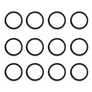 Set of 12 Dart Sharft Protector Flights O Rings Spare Gripper Ring Black