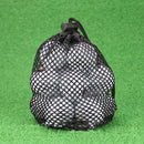 Nylon Mesh Nets Bag Golf Ball Tennis Balls Pouch Storage Holder 18 pcs balls