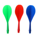 Durable ABS Plastic Darts Shafts Flights Combo Set Ballon Shaped Flights, Set of 30