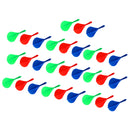 Durable ABS Plastic Darts Shafts Flights Combo Set Ballon Shaped Flights, Set of 30