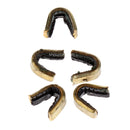 (Set of 5 pcs) Bowstring Nocks Protect Buckle Clips Nocking Point Hunting - Copper