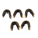 (Set of 5 pcs) Bowstring Nocks Protect Buckle Clips Nocking Point Hunting - Copper
