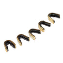 (Set of 5 pcs) Bowstring Nocks Protect Buckle Clips Nocking Point Hunting - Copper