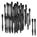 60Pcs New 2BA Plastic Dart Stems Dart Shafts Diam 6mm Safe Throwing -Black
