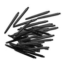 60 Pieces New Plastic 2BA Dart Shafts / Stems Indoor Throwing - Black