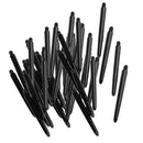 60 Pieces New Plastic 2BA Dart Shafts / Stems Indoor Throwing - Black