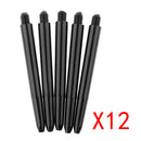 60 Pieces New Plastic 2BA Dart Shafts / Stems Indoor Throwing - Black
