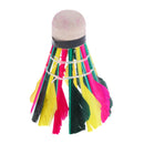 Pack of 3 Nylon Badminton Shuttlecocks Balls for Club Practice Entertainment - Colorful