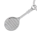Sturdy Tennis Racket Keychain Keyring Decor Gift