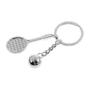 Sturdy Tennis Racket Keychain Keyring Decor Gift