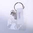 Sturdy Tennis Racket Keychain Keyring Decor Gift