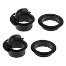 2Pcs Quality Foosball Table Entry Dishes Table Football Entry Cups Foosball Accessory Black