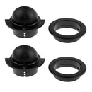2Pcs Quality Foosball Table Entry Dishes Table Football Entry Cups Foosball Accessory Black