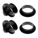 2Pcs Quality Foosball Table Entry Dishes Table Football Entry Cups Foosball Accessory Black