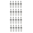 Set of 20 Pcs Archery Pin Nock Adapter for 4.2 mm Arrow Shaft - Silver
