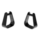 2pcs Kids Child Plastic Stirrups Equestrian Horse Riding Gear - Black 145mm x 125mm