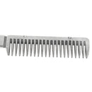 Stainless Steel Polished Horse Pony Grooming Comb Tool Currycomb Durable