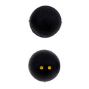 Tennis Vibration Dampeners, 18mm Silicone Ball Tennis Racket/Racquet Strings Shock Absorber (2-pack, Black)