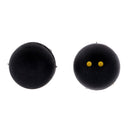 Tennis Vibration Dampeners, 18mm Silicone Ball Tennis Racket/Racquet Strings Shock Absorber (2-pack, Black)