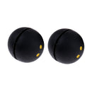 Tennis Vibration Dampeners, 18mm Silicone Ball Tennis Racket/Racquet Strings Shock Absorber (2-pack, Black)