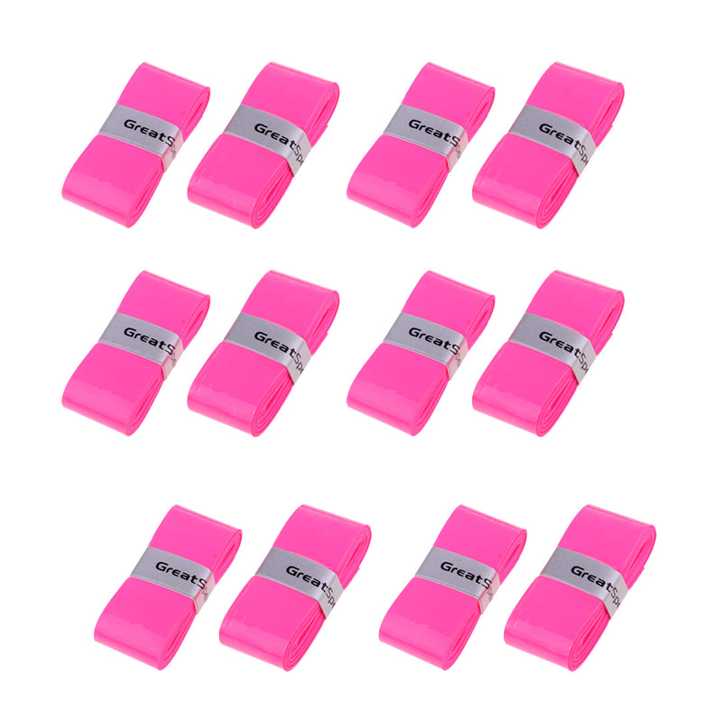 12Pcs/Pack Tennis Racket Overgrips, Sweat Tape Wraps Badminton Racquet Over Grip