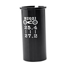 25.4mm Seatpost to 27.2mm Bike Seat Tube Sleeve Shim Adapter-65mm