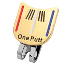 Fashion Golf Cap Golf Hat Clip w/ Magnetic Ball Marker, Khaki Color