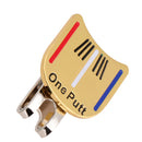 Fashion Golf Cap Golf Hat Clip w/ Magnetic Ball Marker, Khaki Color