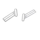 2Pcs Stainless Steel Dive Sports Scuba Diving 2'' Weight Belt Keeper Retainer Equipment
