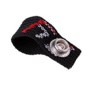 Ice Hockey Helmet Chin Strap with Single Snap - Black