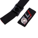 Ice Hockey Helmet Chin Strap with Single Snap - Black