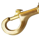 Strong Solid Brass Swivel Eye Single End Bolt Snap Hook Clip for Scuba Diving