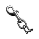 Premium 316 Stainless Steel Scuba Diving Bolt Snap Clip with D Ring Shackle