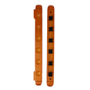 Wall Mount 6-Slot Billiards Snooker Stick Wooden Rack Pool Cue Holder Stand
