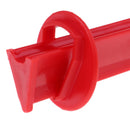 Red Plastic Snooker Billiard Fastener Repair Pool Cue Tip Clamp for Tip Glue
