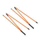 Portable Golf Alignment Sticks (2 Rods) Perfect Training Aid For Practice, Fits in Your Golf Bag