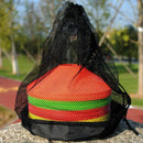 Soccer Training Cones Mesh Bag Drawstring Pouch for Football Saucers Markers