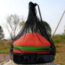 Soccer Training Cones Mesh Bag Drawstring Pouch for Football Saucers Markers