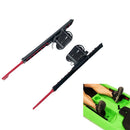 Pack 2 Durable Nylon Universal Kayak Canoe Angling Boat Foot Brace Rudder Control Footrest Pegs Pedals