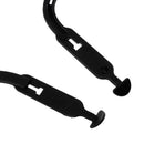 Replacement Ear Loops Ear Slings - Set of 2 - Black Hockey Helmet Ear Loops