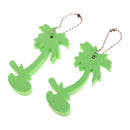 2 Pieces Green EVA Foam Floating Keychain Keyring Yachting Kayaking Boating Beach Swimming Surfing Key Float Buoy