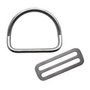 Heavy Duty Scuba Diving Weight Belt Keeper with Bent D Ring for 5cm / 2 inch Standard Webbing Strap Accessories