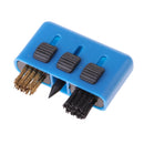 Mini Retractable 3-way Golf Club Brush for Cleaning Groove Putter Wedge Ball Shoes