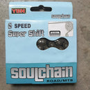 7 Speed Steel Bicycle Chain with 110 Links for Outdoor Road Mountain MTB Bike Cycling - Strong & Durable