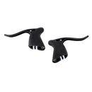 22.2-23.8mm Alloy Road Bike Bicycle Cycling Drop Bar Brake Levers Set Black