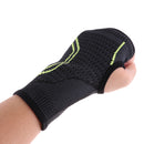 Unisex Soft Polyester Sports Support Wrist Brace for Outdoor Cycling Basketball Weightlifting Support Black