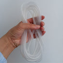 3mm ID x 5mm OD Food Grade Silicone Flexible Tubing - High Temp Hose 300cm