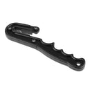 Fishing Line & Cable Cutter Scuba Diving Dive Knife with 2 Spare Blades, Black